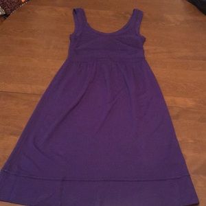 Anthropologie purple tank dress, Medium